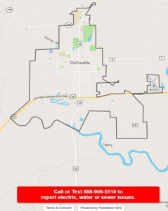Hometown Grid map of Chillicothe
